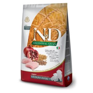 Farmina N&D Ancestral Grain Chicken & Pomegranate Puppy Medium & Maxi