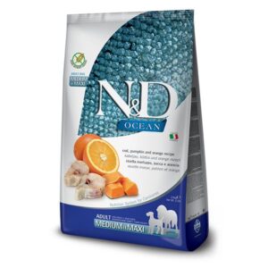 Farmina N&D Ocean Cod, Pumpkin & Orange Adult Medium & Maxi