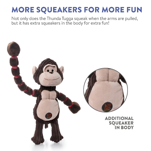 Outward Hound Thunder Tuggerz Gorilla - Image 3